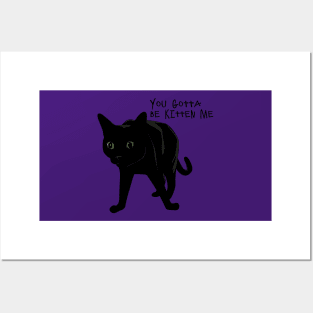 You gotta be Kitten me! Posters and Art